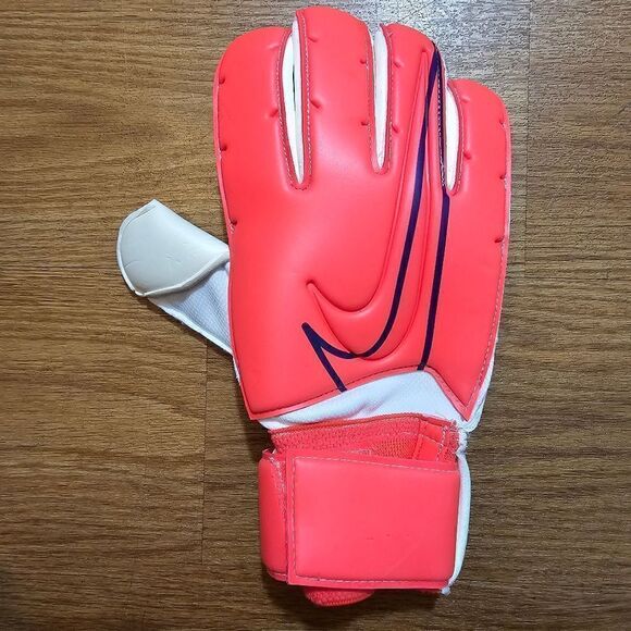 Nike GK Premier SGT Goalkeeper Gloves Size 10 Goalie Soccer CK4899-635 Red White - Picture 8 of 9